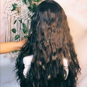 Long & Wavy Lace Front Synthetic Wig